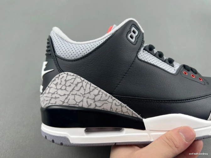 Black Cement Air 3 DN3707-010 Jordan 0802